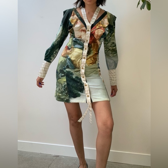 Vivienne Westwood Button-Up Jersey Dress from AW 2021 NWOT - Picture 6 of 12